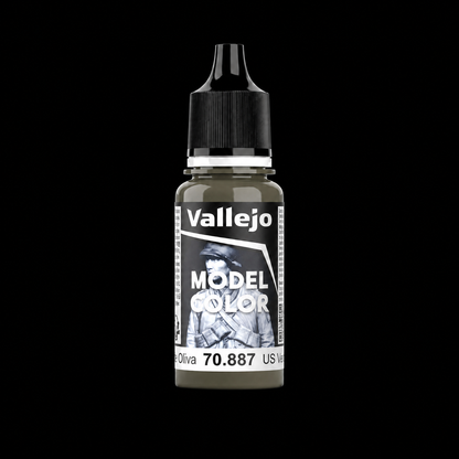 Vallejo Model Color 122 - US Verde Oliva 18 ml