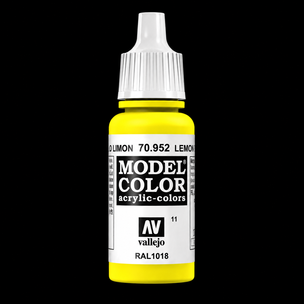 Vallejo Model Color 025 - Amarillo Limón 18 ml