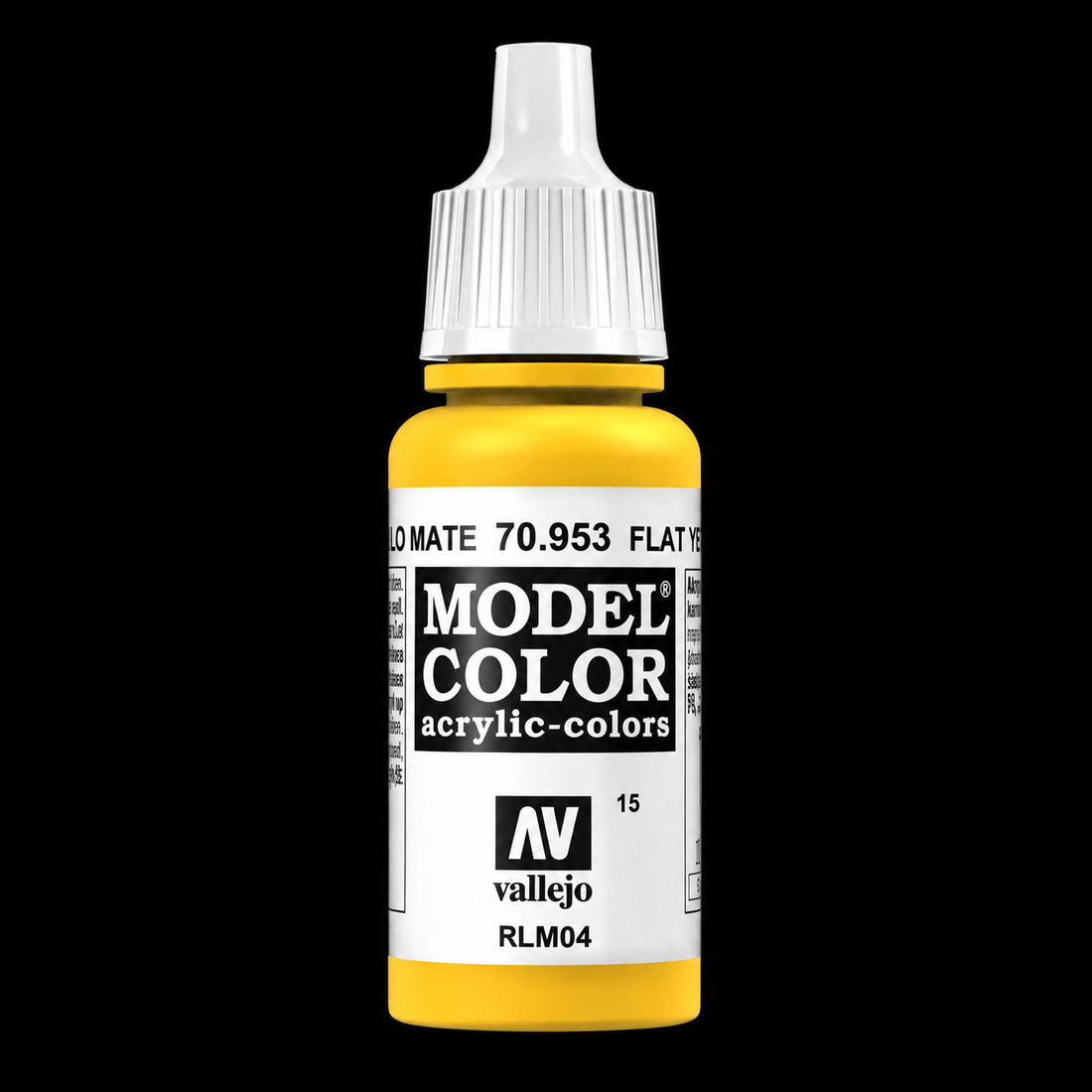 Vallejo Model Color 027 - Amarillo Mate 18 ml