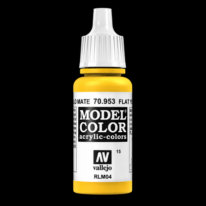 Vallejo Model Color 027 - Amarillo Mate 18 ml