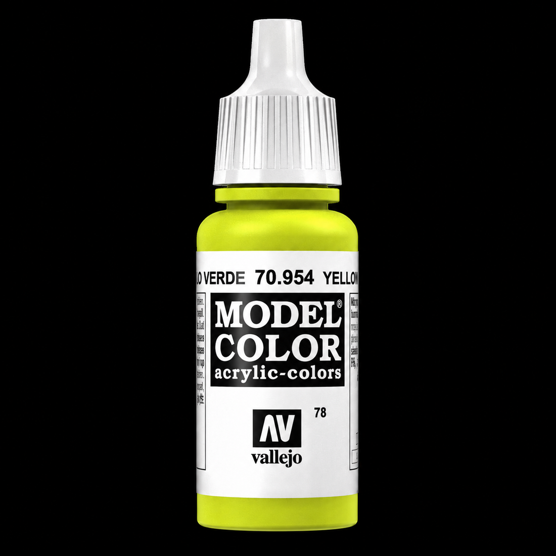 Vallejo Model Color 090 - Amarillo Verde 18 ml