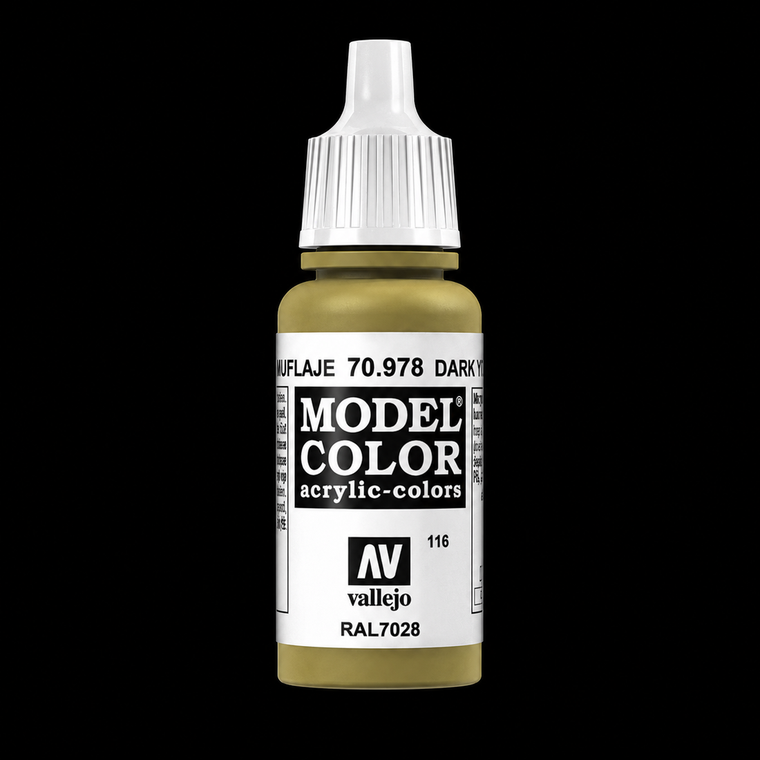 Vallejo Model Color 120 - Amarillo Camuflaje 18 ml