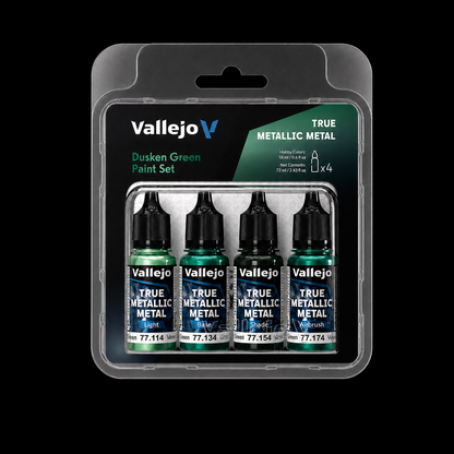 Vallejo Set 4 Colors TMM Verde Sombrio