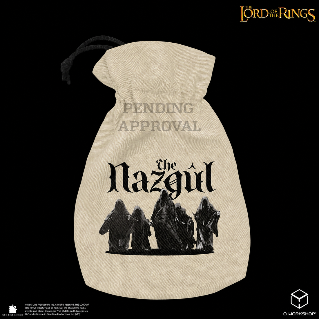 Q Workshop - The Lord Of The Rings: Dice Pouch: Nazgul