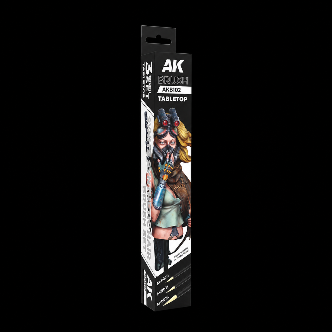 AK: SET DE PINCELES - TABLETOP - SYNTHETIC
