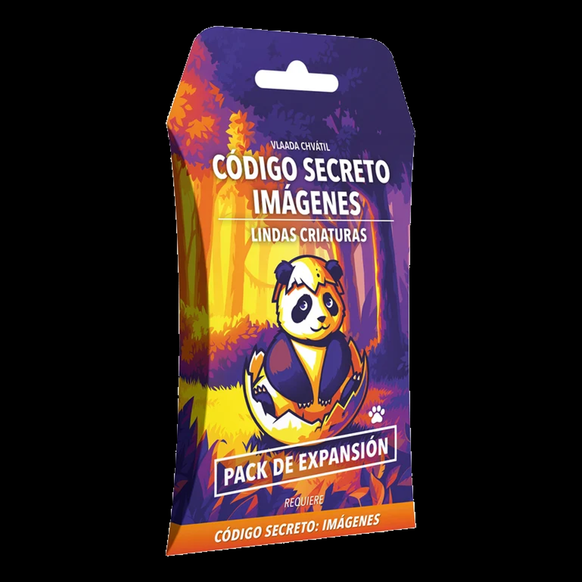 Pack de expansión Código Secreto Imágenes: Lindas Criaturas, vista del embalaje sobre fondo negro