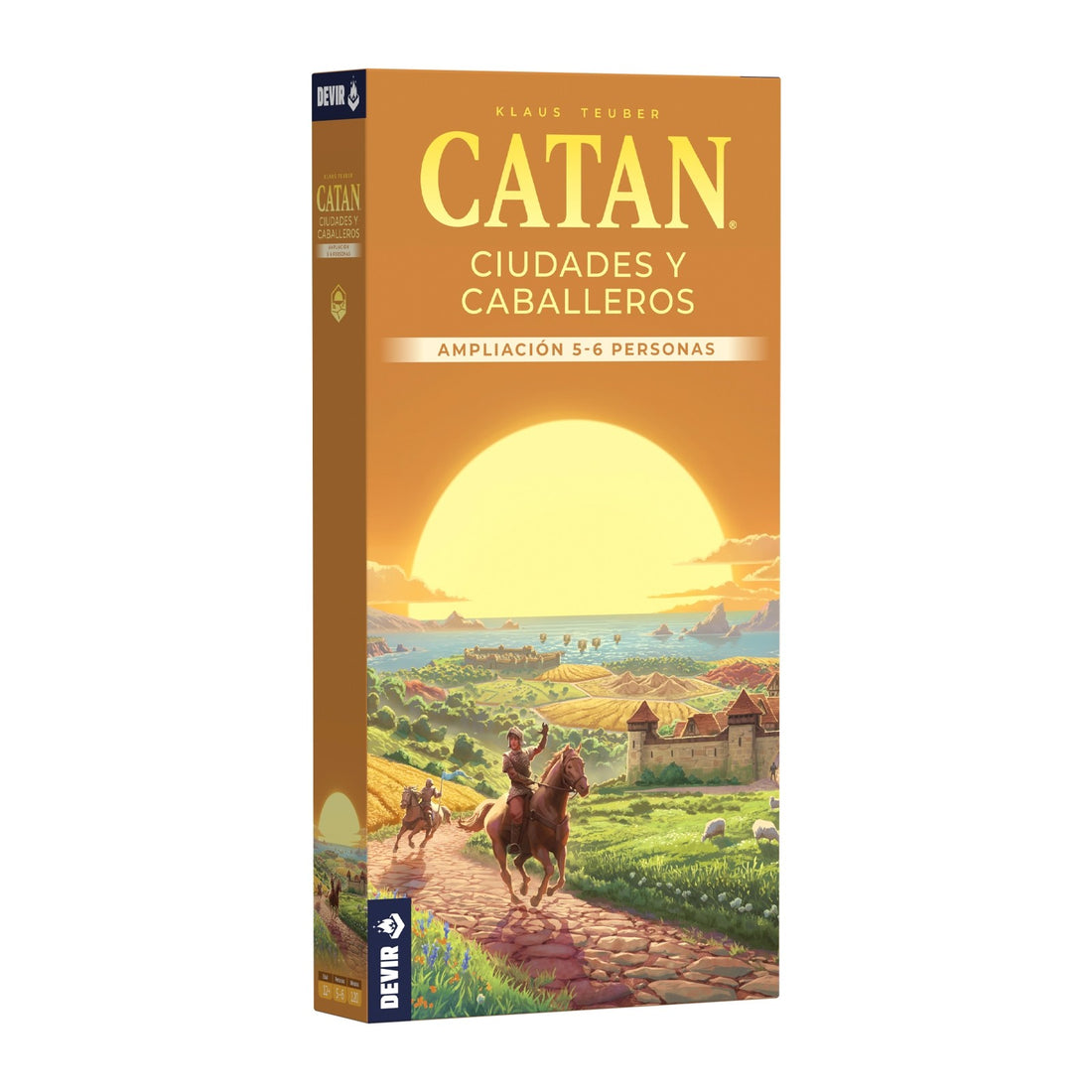CATAN: CIUDADES Y CABALLEROS - AMPLIACIÓN DE 5-6 JUGADORES - (NUEVA PORTADA)