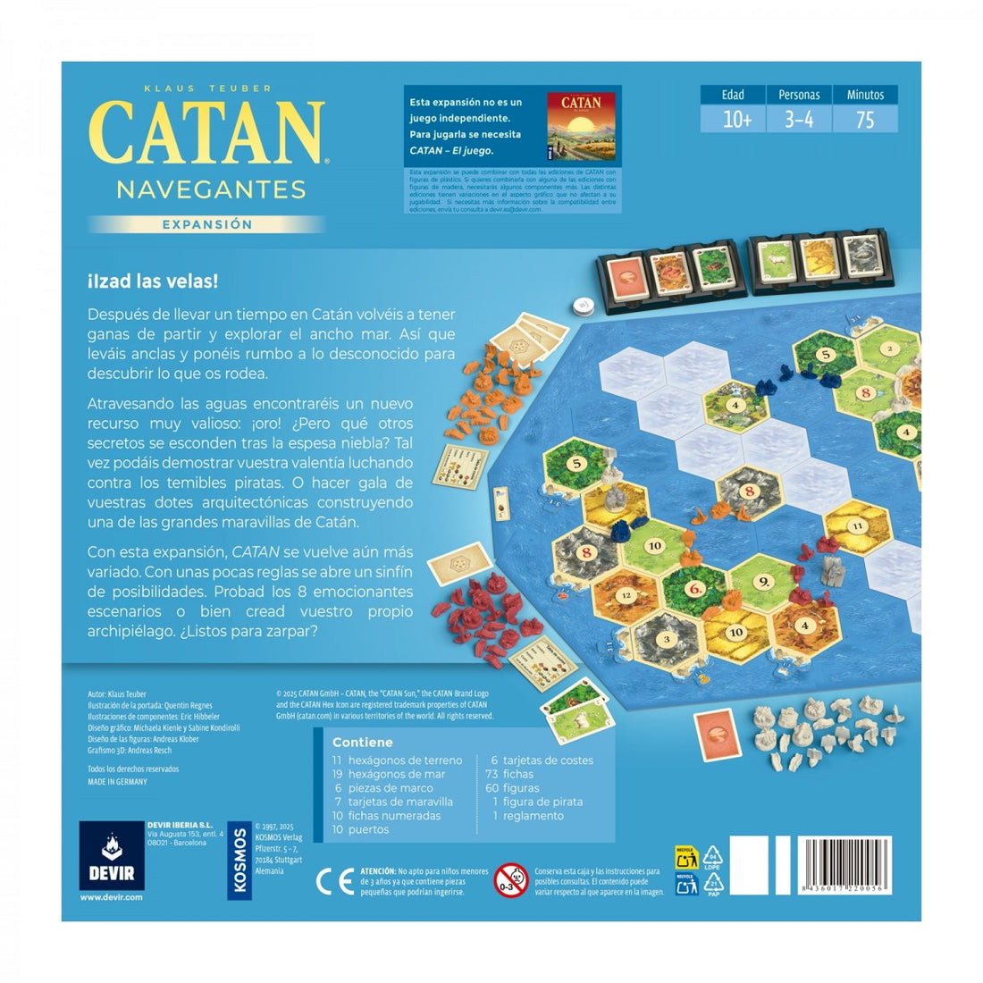 CATAN: EXPANSIÓN NAVEGANTES - (NUEVA PORTADA)
