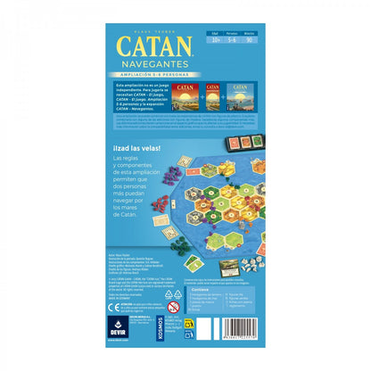 CATAN: NAVEGANTES - AMPLIACIÓN DE 5-6 JUGADORES - (NUEVA PORTADA)