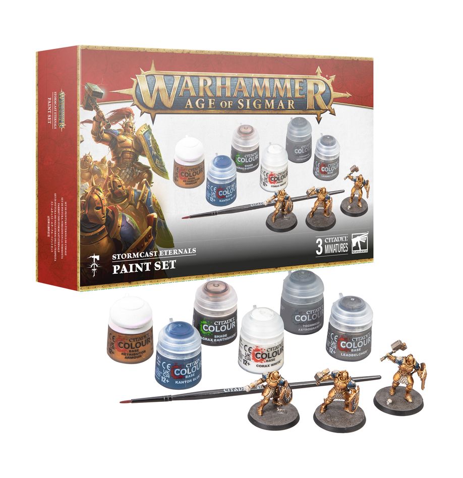 AGE OF SIGMAR: STORMCAST ETERNALS - PAINT SET