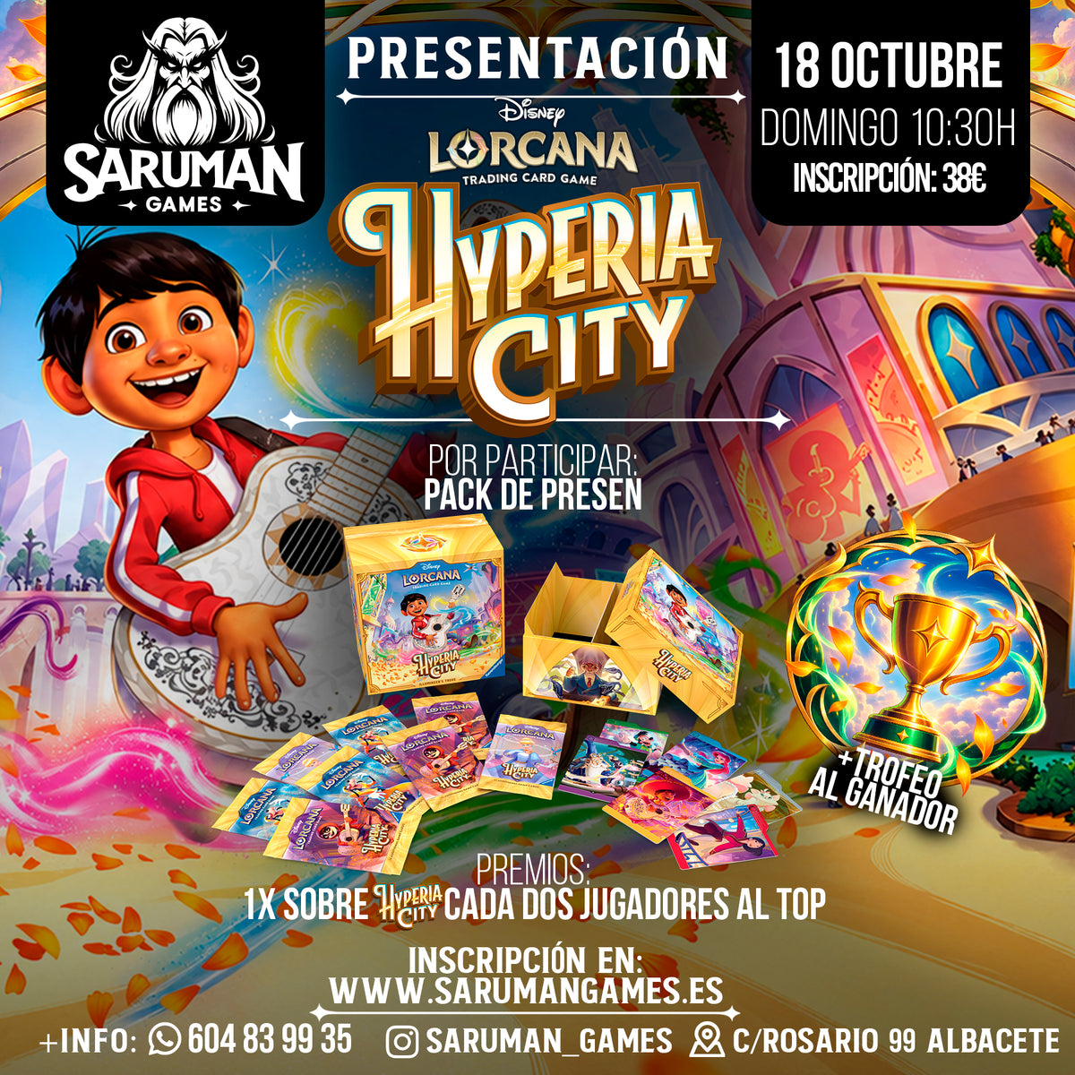 PRESENTACIÓN DISNEY LORCANA – HYPERIA CITY