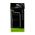 Paquete negro y verde de 100 fundas Vault X Exact Fit PSA Slab Sleeves, vista frontal.
