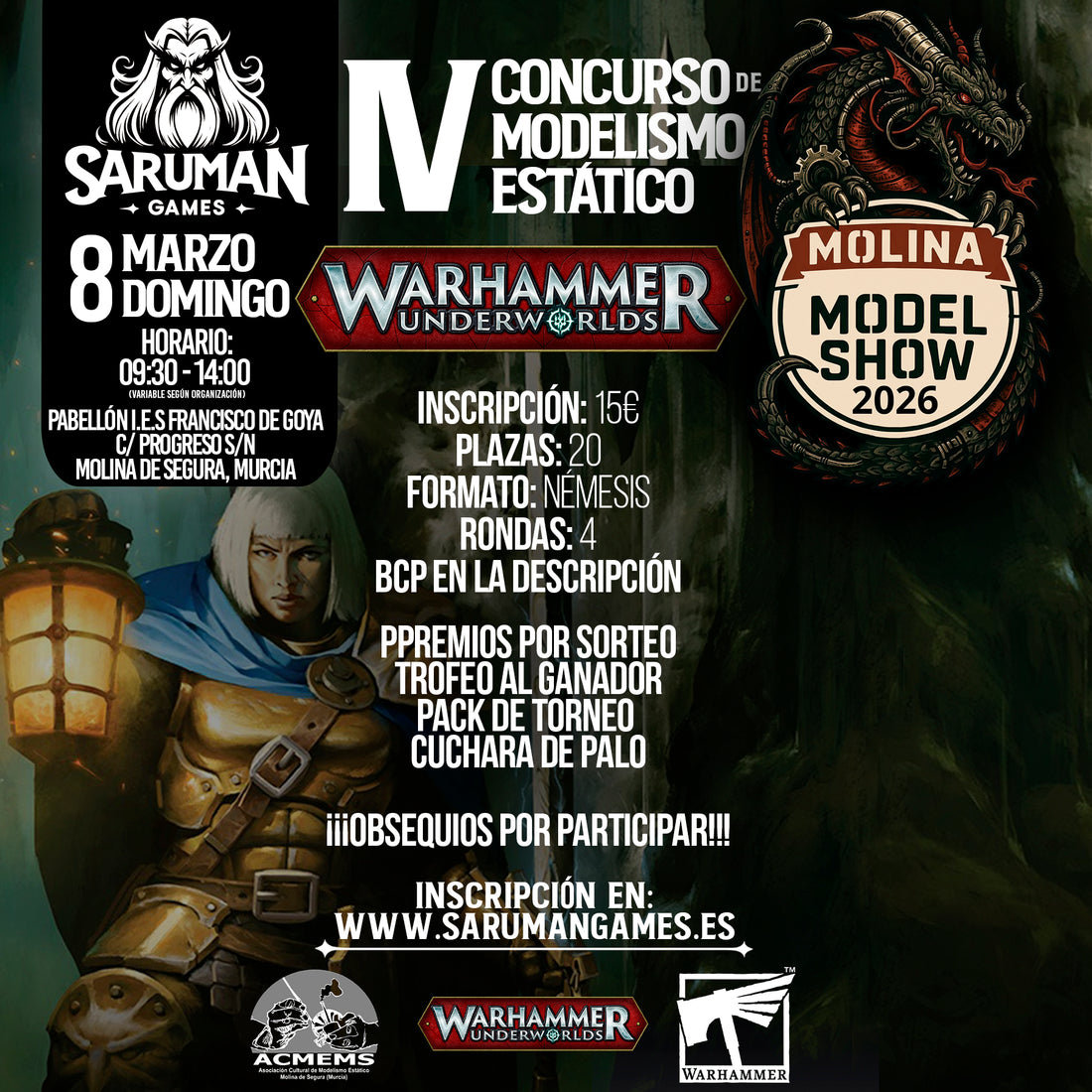 IV CONCURSO DE MODELISMO ESTÁTICO – WARHAMMER UNDERWORLDS