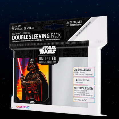 Star Wars Unlimited: Sleeves Double - Darth Vader