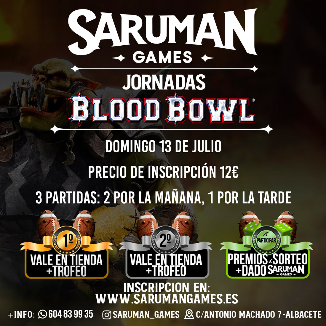 JORNADAS BLOOD BOWL 🏈