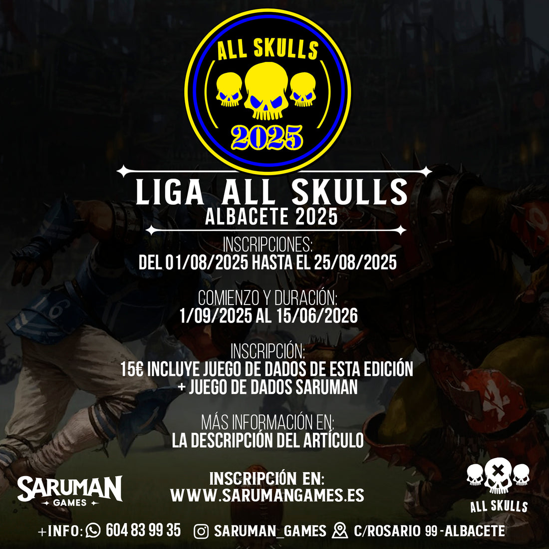 LIGA ALL SKULLS ALBACETE 2025
