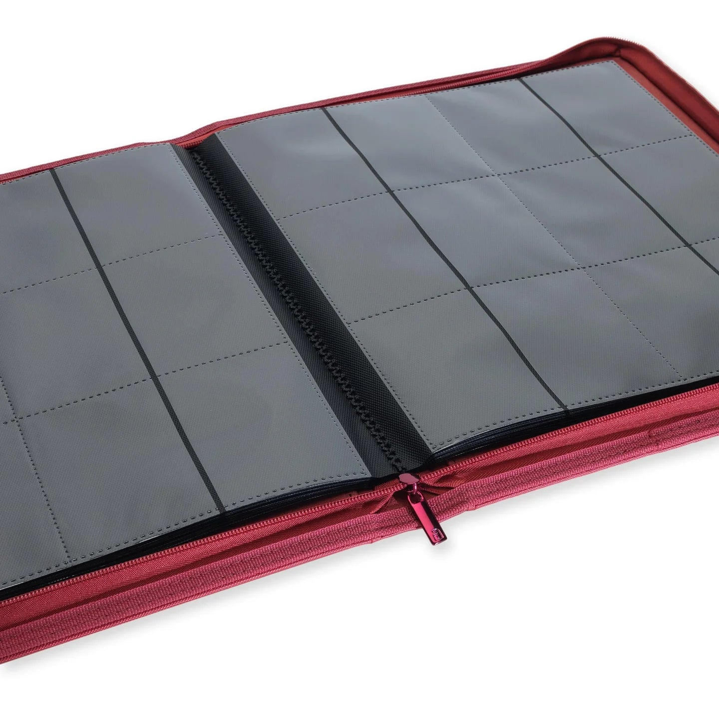 Vault X: Exo-Tec Zip Binder12-Pocket - Metallic Red - (480 huecos)