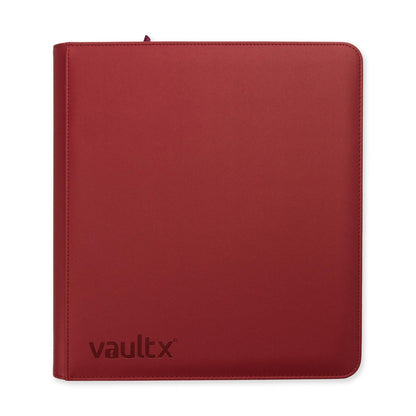 Vault X: Exo-Tec Zip Binder12-Pocket - Metallic Red - (480 huecos)