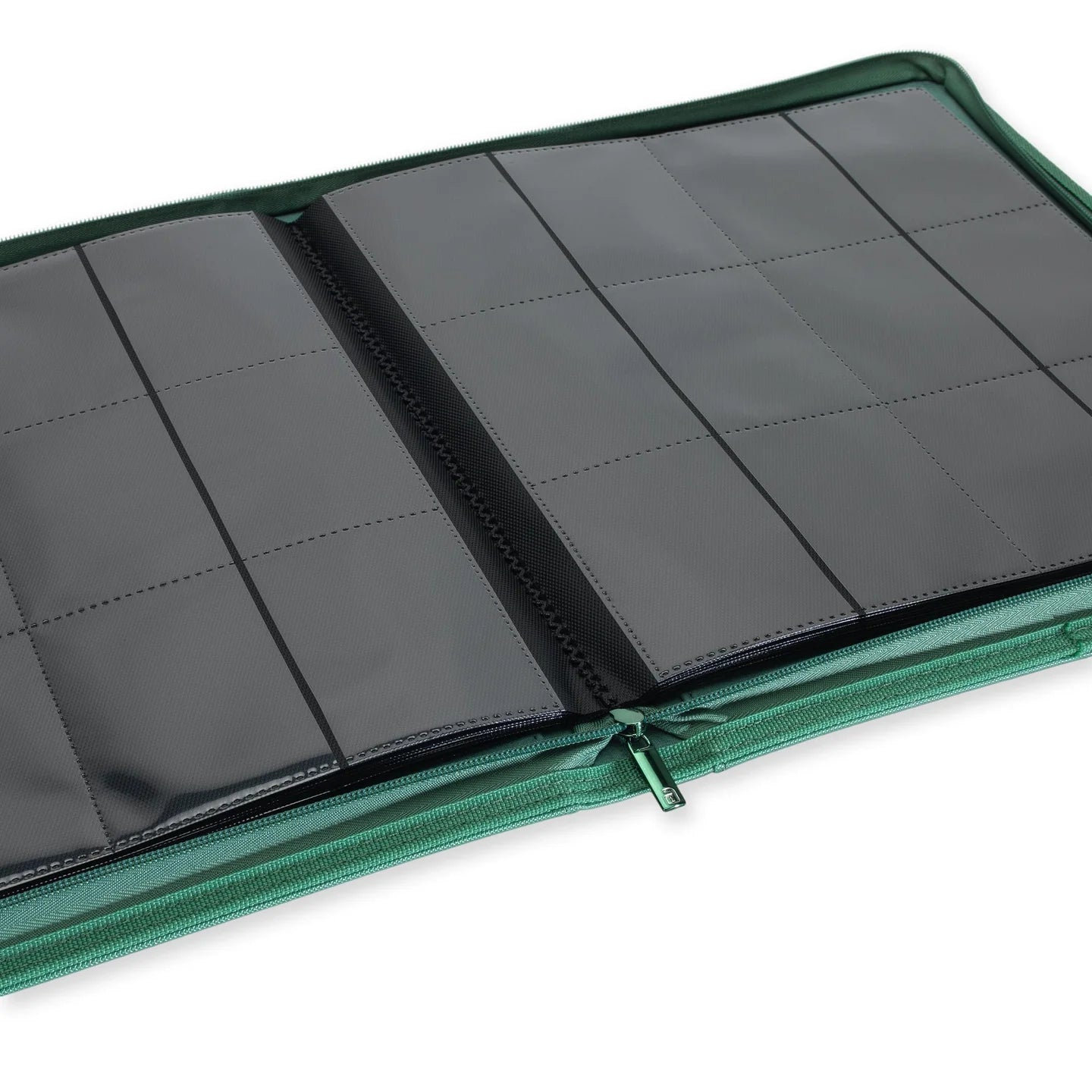 Vault X: Exo-Tec Zip Binder12-Pocket - Metallic Green - (480 huecos)