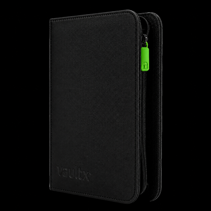 Vault X: Exo-Tec Zip Binder4-Pocket - Black