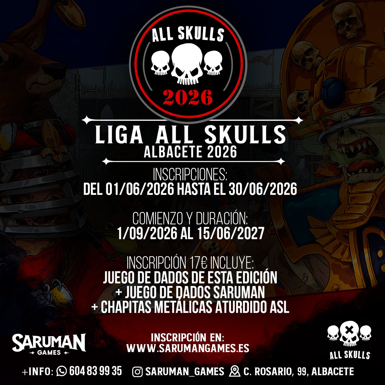 LIGA ALL SKULLS ALBACETE 2026