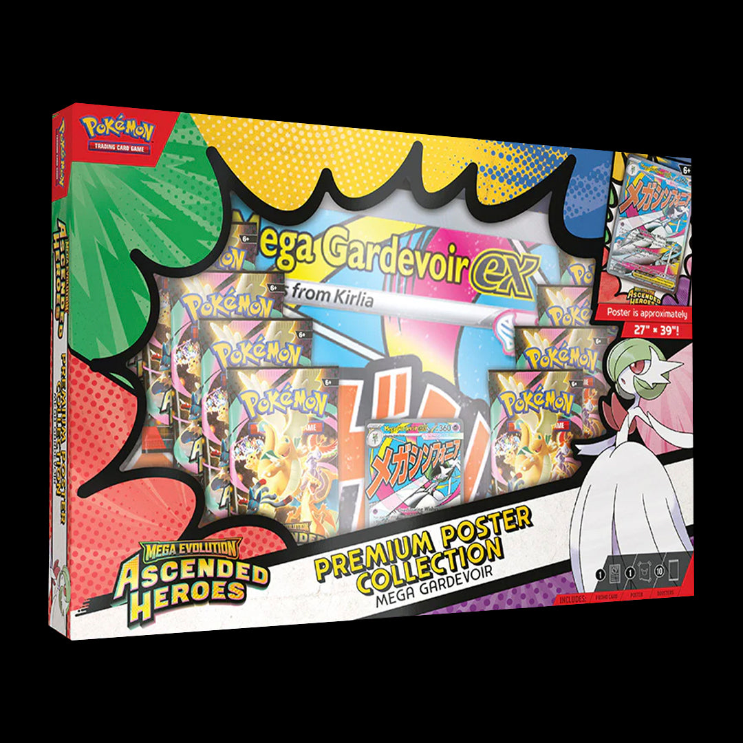 PREPEDIDO: Pokemon TCG:  Ascended Heroes Premium Poster Collection Gardevoir - Español