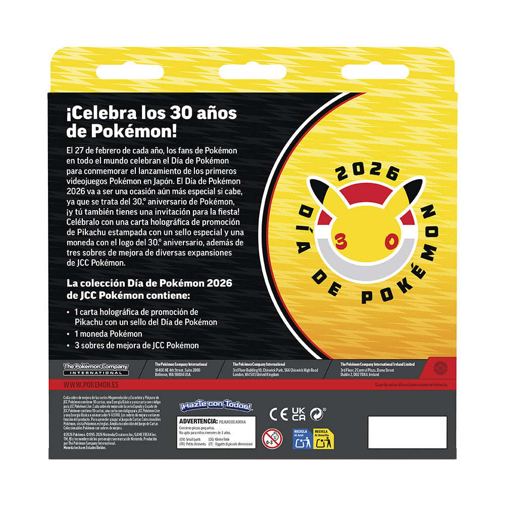 Pokemon TCG: Colección Especial 30 Aniversario -  Pikachu - MAX 2 por cliente