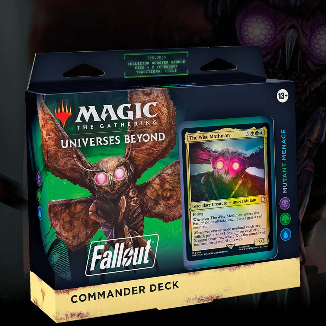 MAGIC THE GATHERING UNIVERSE BEYOND: - FALLOUT - MUTANT MENACE COMANDER DECK - (INGLÉS)