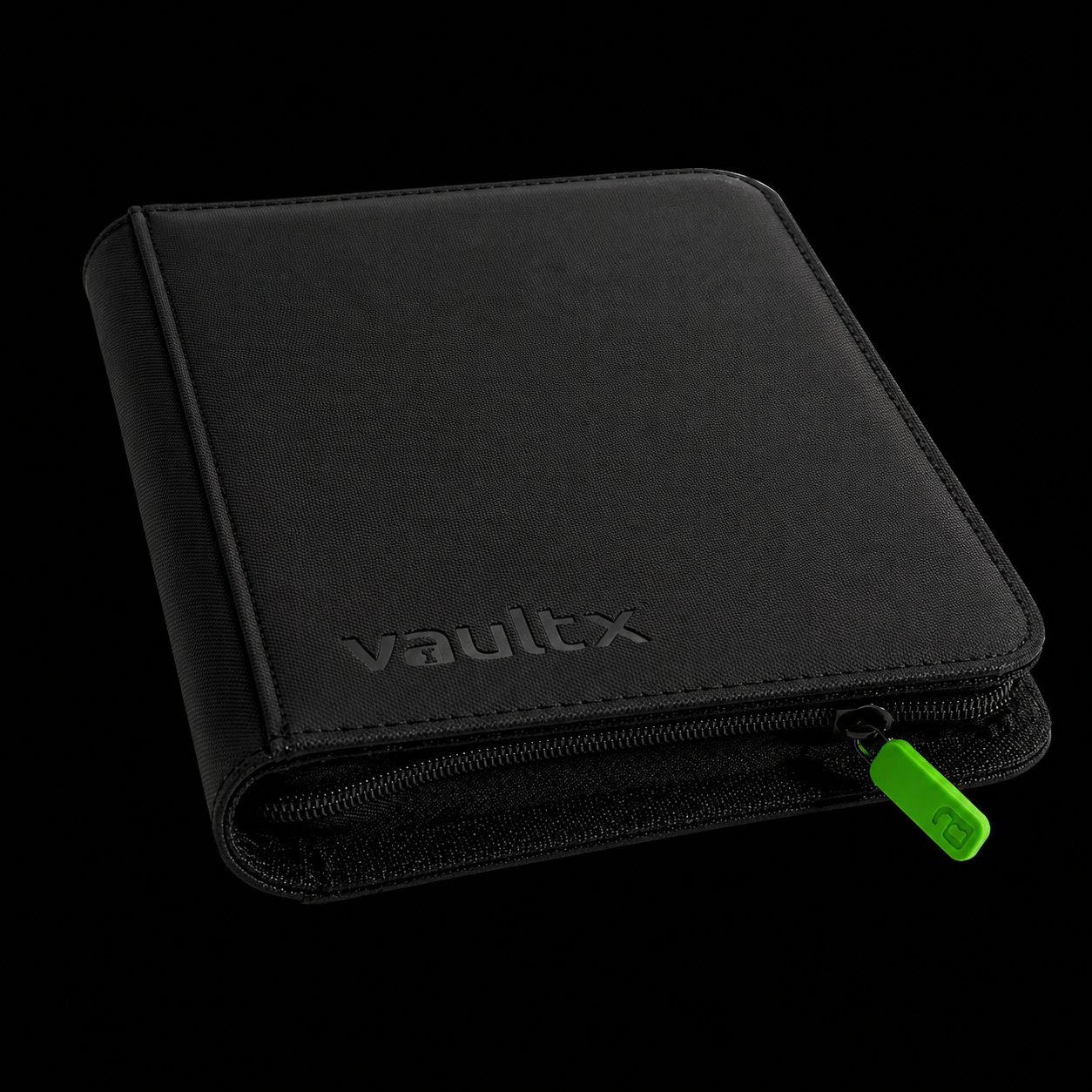 Vault X: Exo-Tec Zip Binder4-Pocket - Black
