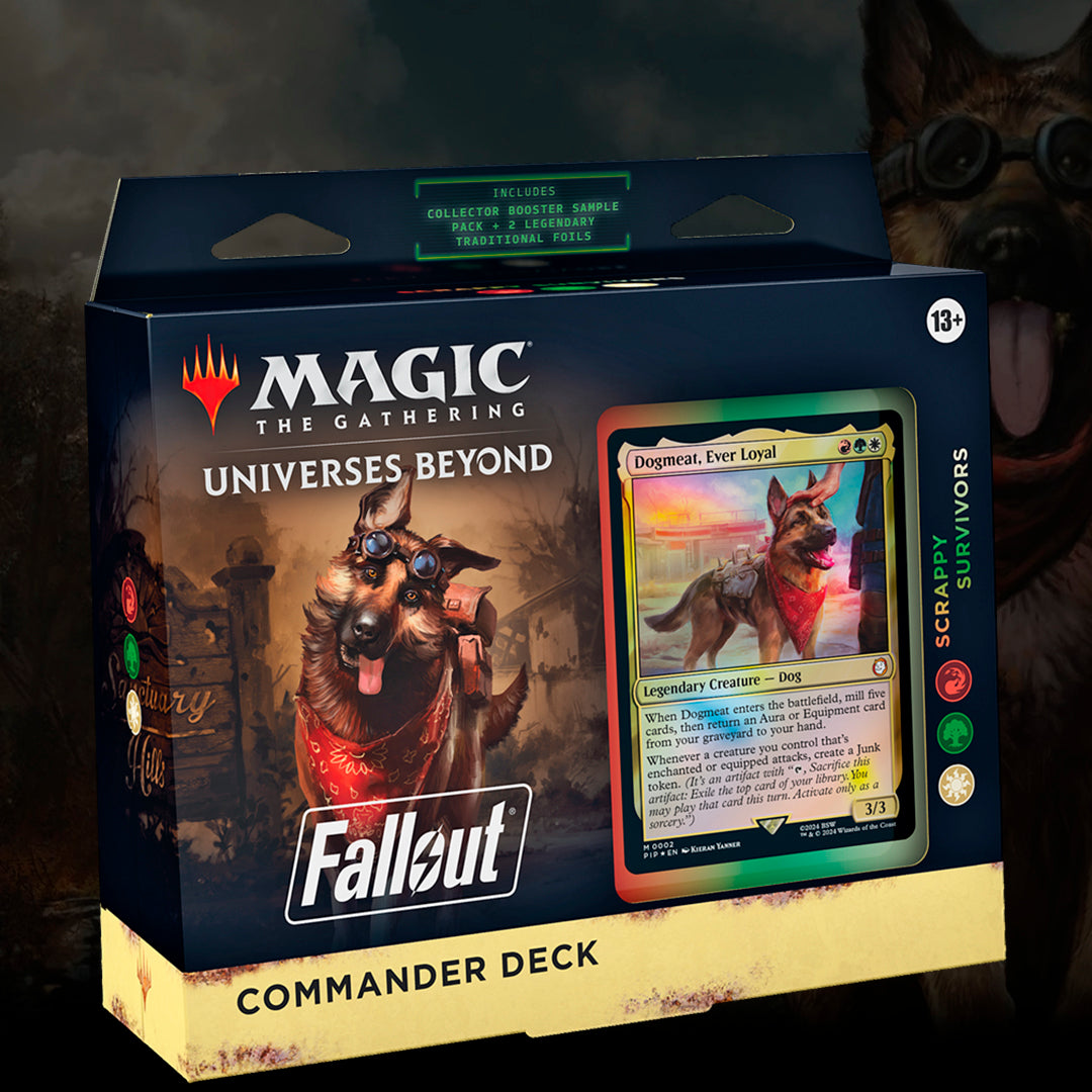 MAGIC THE GATHERING UNIVERSE BEYOND: - FALLOUT - SCRAPPY SURVIVORS COMANDER DECK - (INGLÉS)