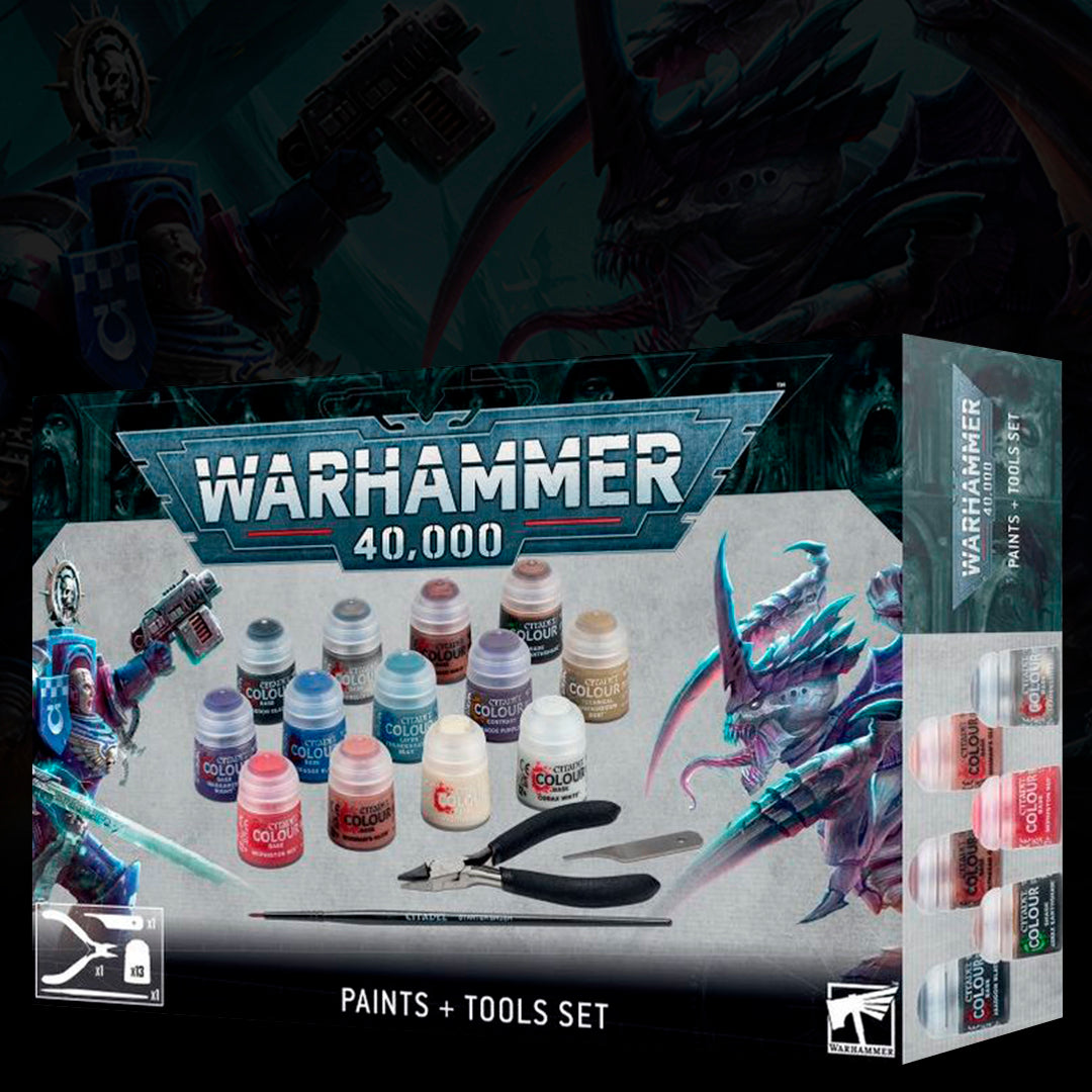 WH40K: SET DE PINTURA Y HERRAMIENTAS