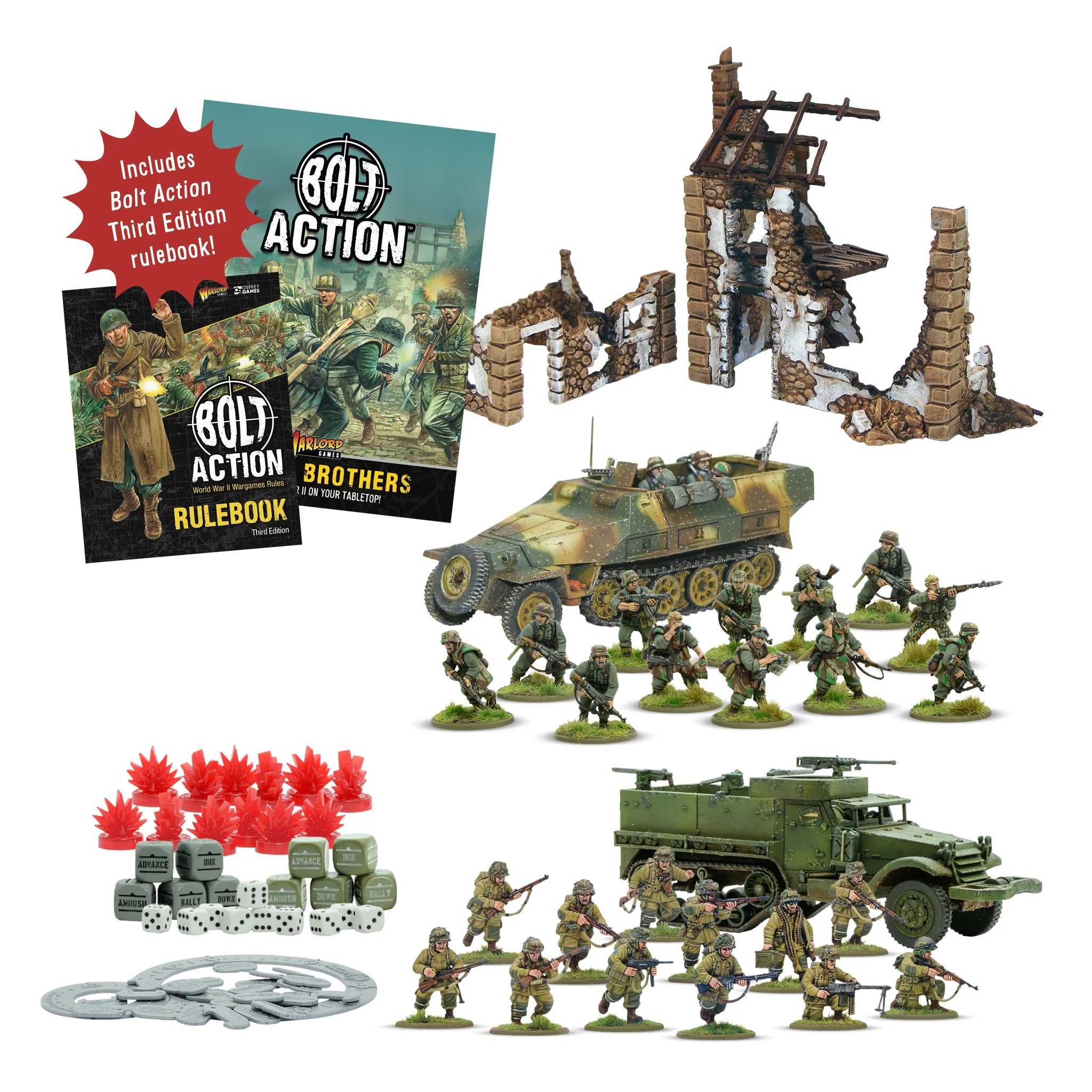 BOLT ACTION: STARTER SET - BAND OF BROTHERS - (INGLÉS)