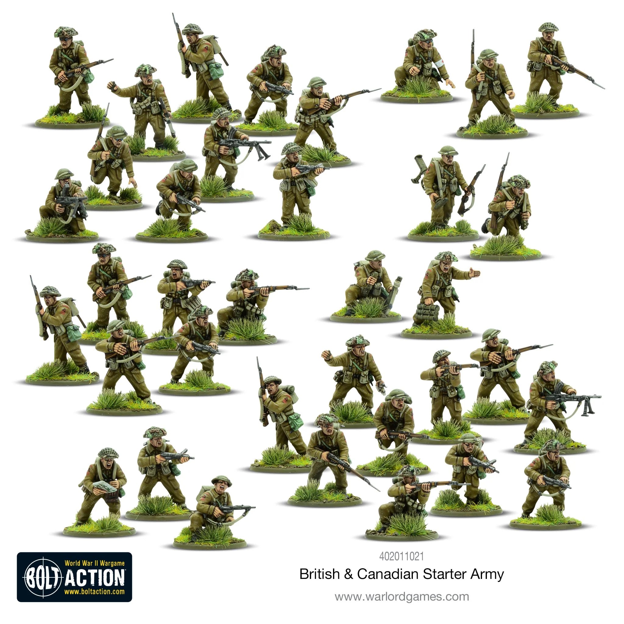 BOLT ACTION: ARMIES OF GREAT BRITAIN - BRITISH &amp; CANADIAN ARMY (1943-45) - STARTER ARMY