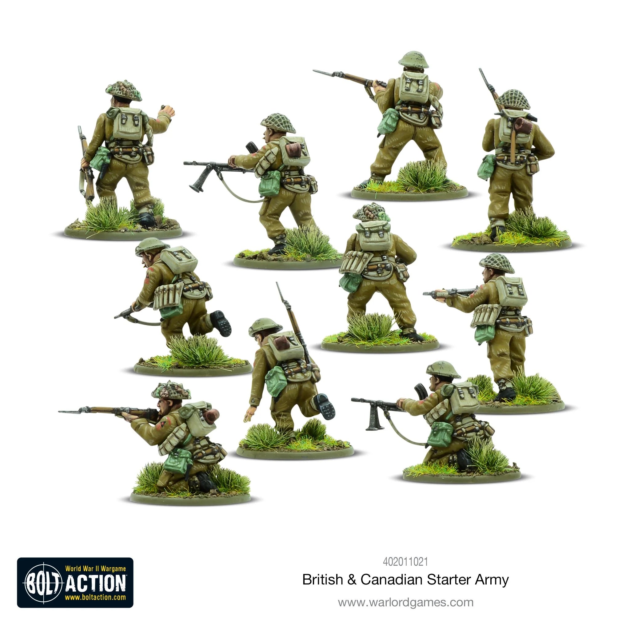 BOLT ACTION: ARMIES OF GREAT BRITAIN - BRITISH &amp; CANADIAN ARMY (1943-45) - STARTER ARMY