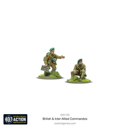 BOLT ACTION: BRITISH &amp; INTER-ALLIED COMMANDOS - INFANTRY PLATOON