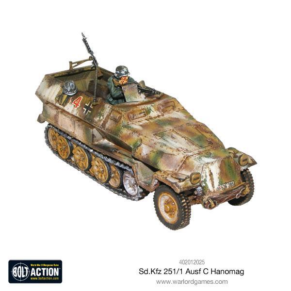 BOLT ACTION: GERMAN ARMY - SD.KFZ 251/1 AUSF C HANOMAG