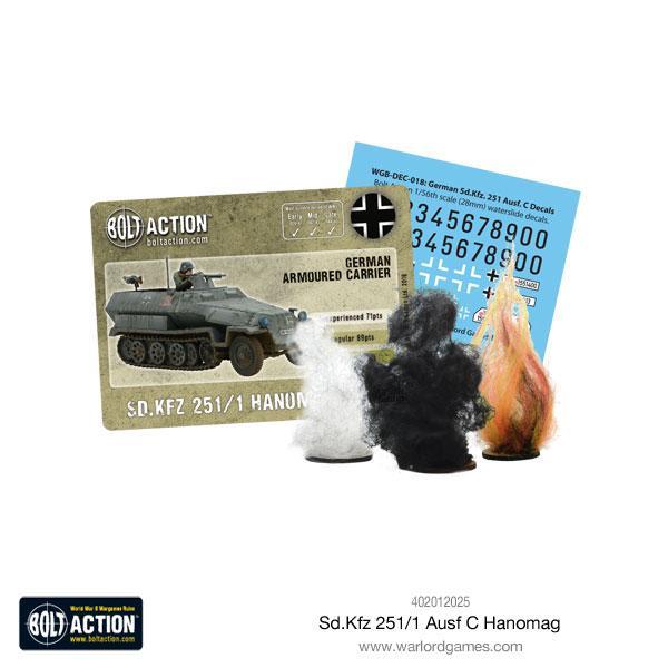 BOLT ACTION: GERMAN ARMY - SD.KFZ 251/1 AUSF C HANOMAG