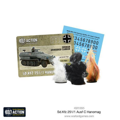 BOLT ACTION: GERMAN ARMY - SD.KFZ 251/1 AUSF C HANOMAG