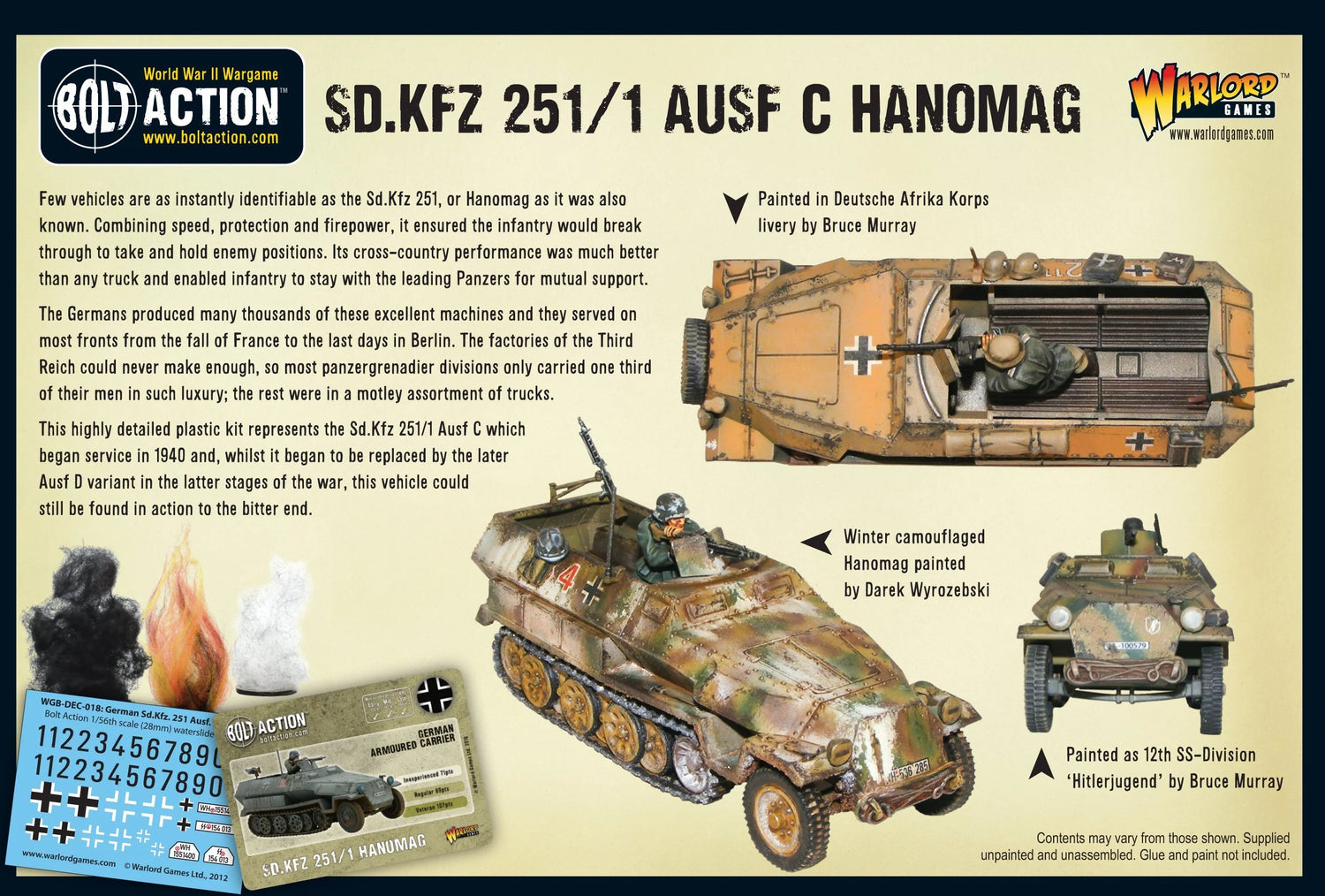 BOLT ACTION: GERMAN ARMY - SD.KFZ 251/1 AUSF C HANOMAG