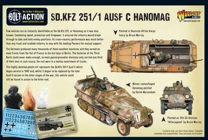 BOLT ACTION: GERMAN ARMY - SD.KFZ 251/1 AUSF C HANOMAG