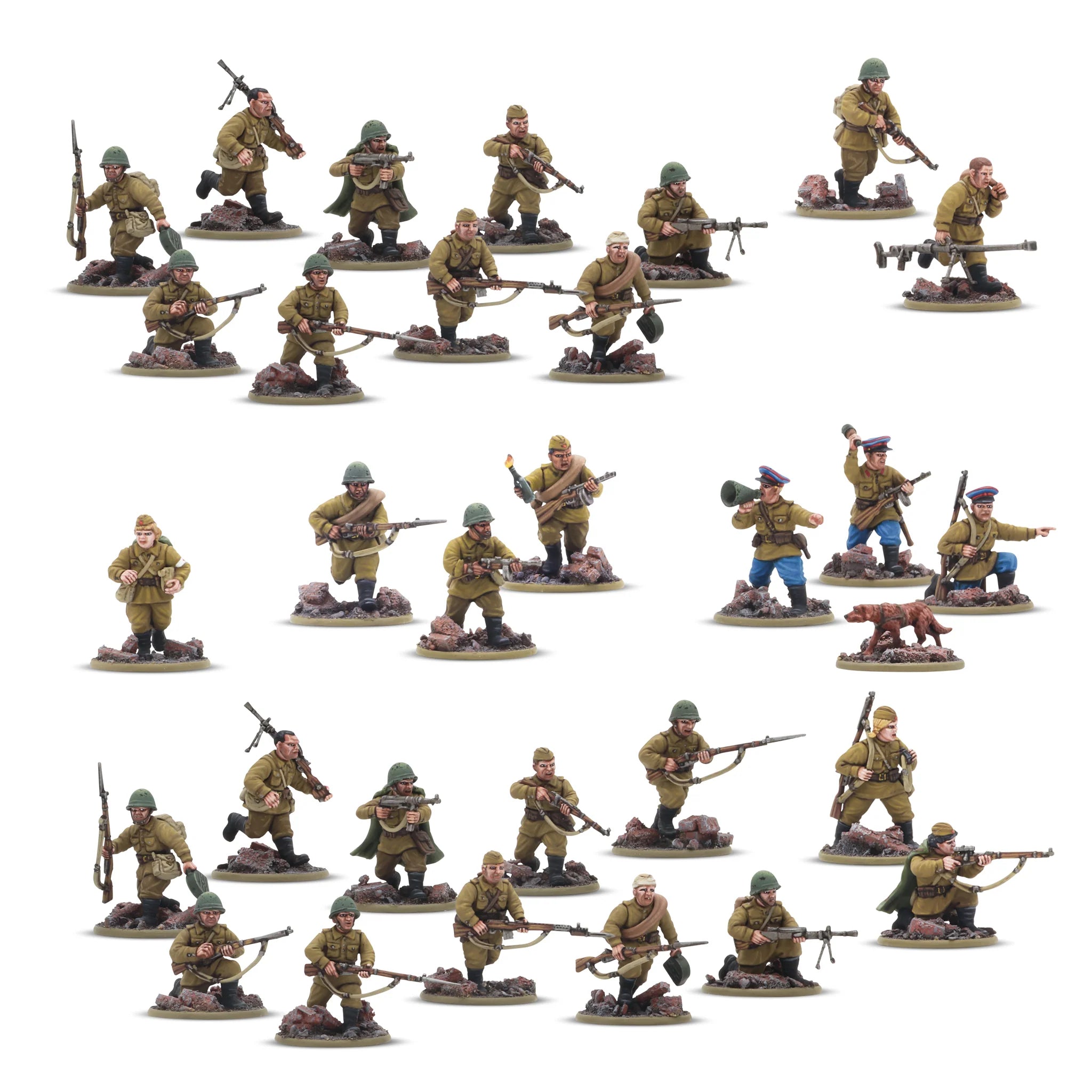 BOLT ACTION - SOVIET ARMY: INFANTERY PLATOON