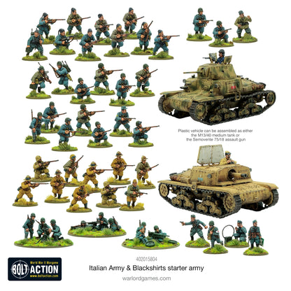 BOLT ACTION: ITALY ARMIES - BLACKSHITS - STARTER ARMY