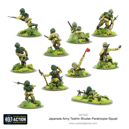 BOLT ACTION: JAPANESE ARMY -TEISHIN SHUDAN - PARATROOPERS SQUAD