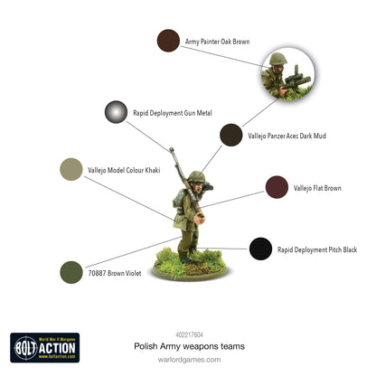 POLISH ARMY: WEAPONS TEAMS