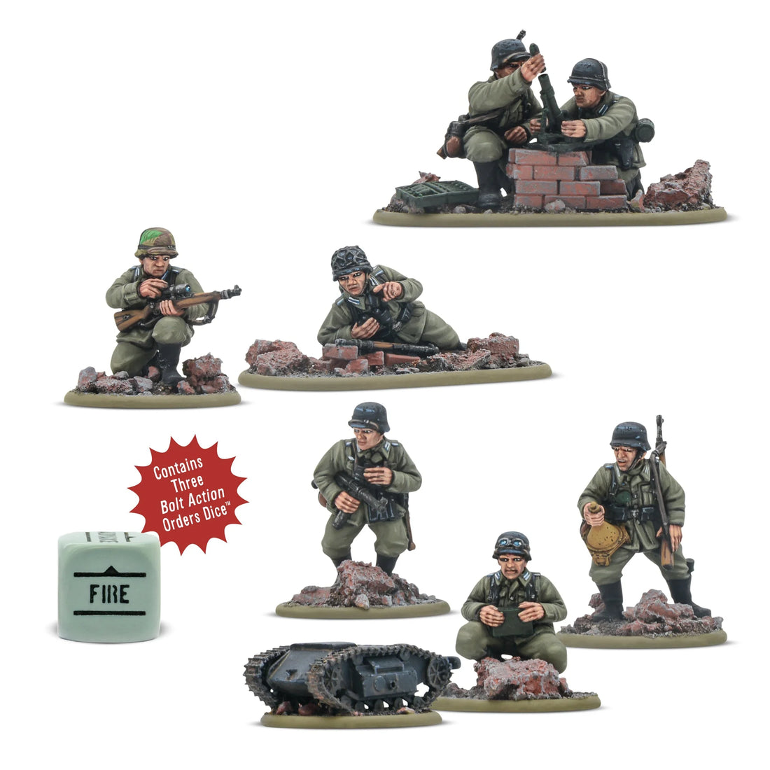 BOLT ACTION: GERMAN ARMIES - VETERANS WEAPON TEAMS