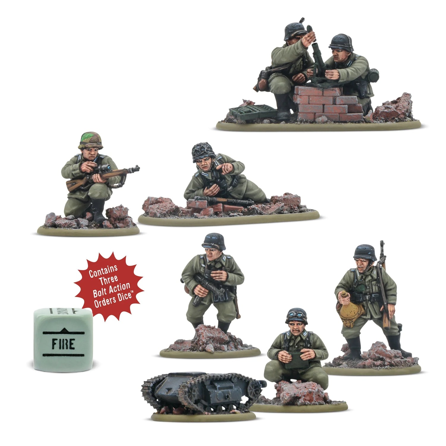 BOLT ACTION: GERMAN ARMIES - VETERANS WEAPON TEAMS