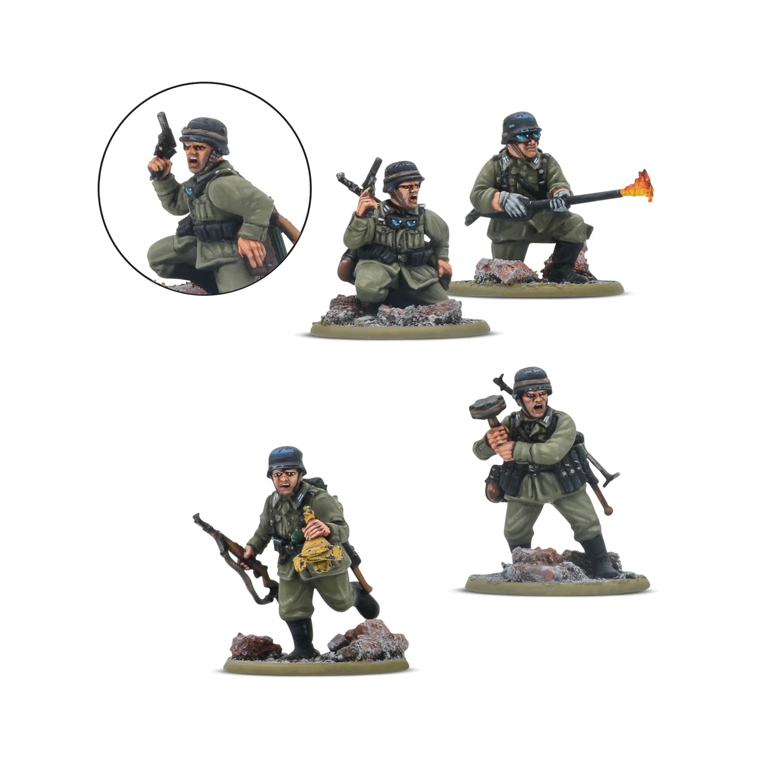 BOLT ACTION: GERMAN ARMY - RATTENKRIEG - STARTER SET VETERAN INFATRY
