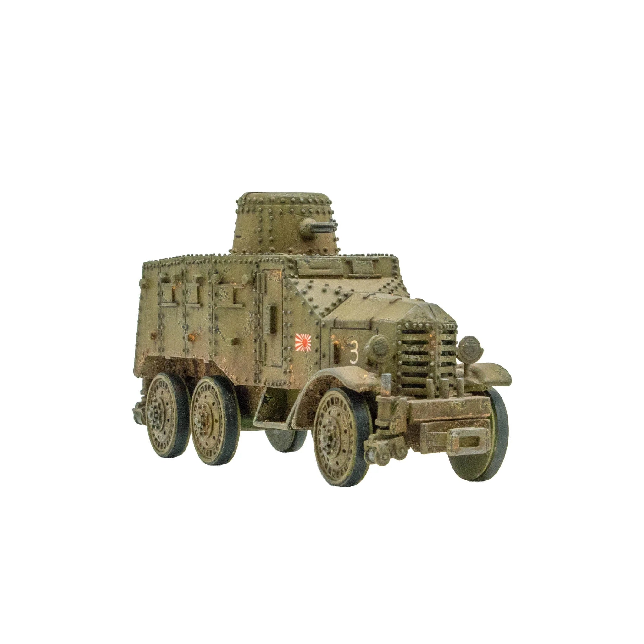 BOLT ACTION: JAPANESE ARMIES - TYPE 91 SO-MO / ARMOURED CAR + (ORDER DICE)