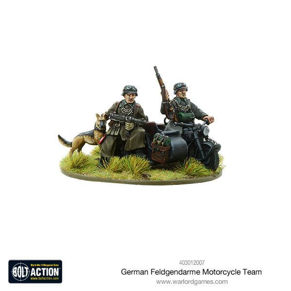 BOLT ACTION: GERMAN ARMIES - FELDGENDARME MOTORYCLE TEAM