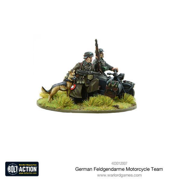 BOLT ACTION: GERMAN ARMIES - FELDGENDARME MOTORYCLE TEAM